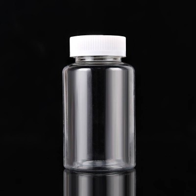 Transparent Pet Clear Wide Mouth Bottles 250ml Plastic Medicine Bottles For Pill