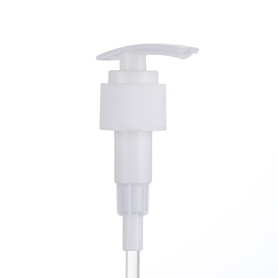 Low MOQ cosmetic lotion pump 24/410 white lotion pump for plastic bottle