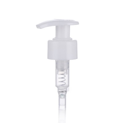 White color pump lotion dispenser plastic goods in stock lotion pump 28 410