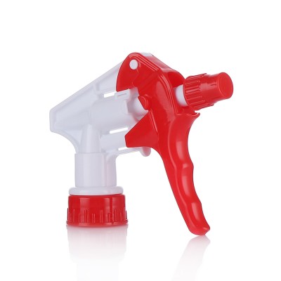 Yuyao trigger sprayer 24/400 red&white color chemical trigger sprayer