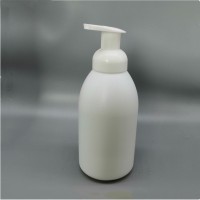 hot sale HDPE 550ml plastic foam pump bottle with foam pump