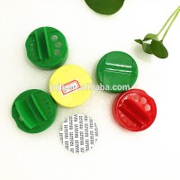 Color spice jar flip top caps 38mm