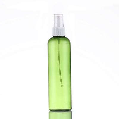 250ml plastic mist sprayer bottle green color perfume bottles with pump sprayer