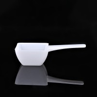 Square milk powder spoon 30ml coffee powder spoon white plastic powder spoon